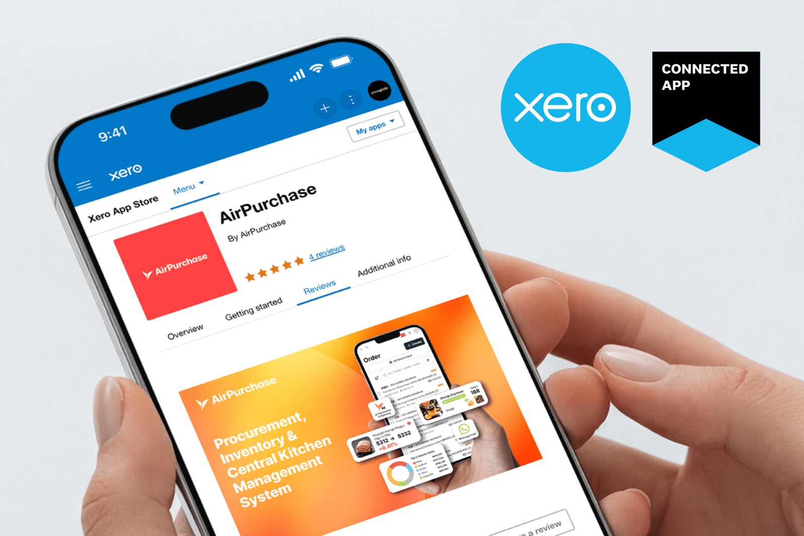 AirPurchase 正式登陸 Xero App Store